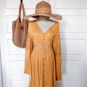 Boohoo Lace Maxi Dress